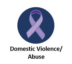 Button to access domestic violence resources